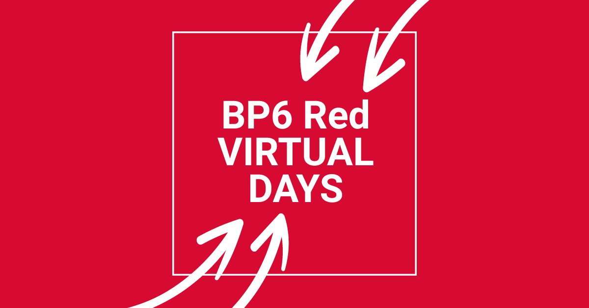 Claim: "BP6 Red Virtual Days" in a square with arrows pointing at it