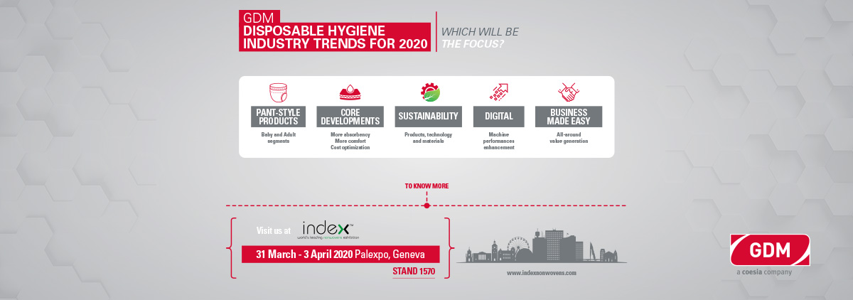 Disposable Hygiene Industry: infographic with key areas for 2020 