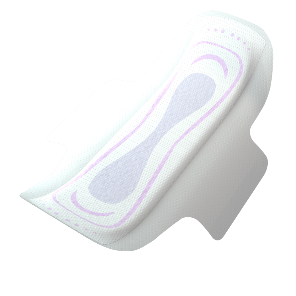 Sanitary napkin Airlaid