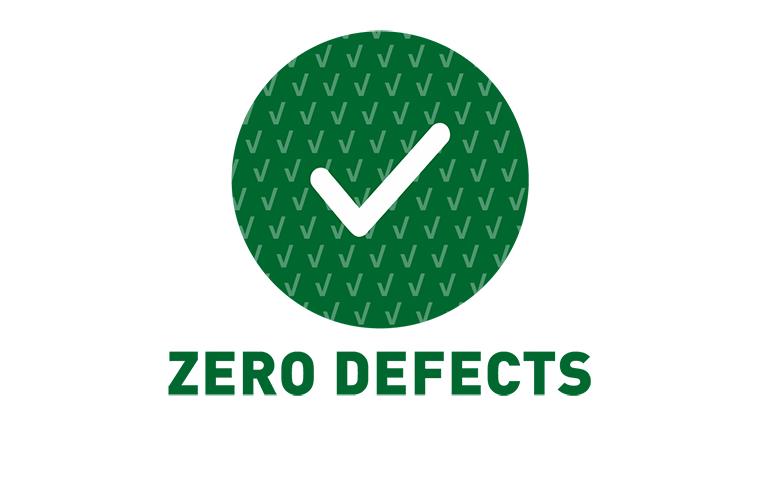 Zero defects